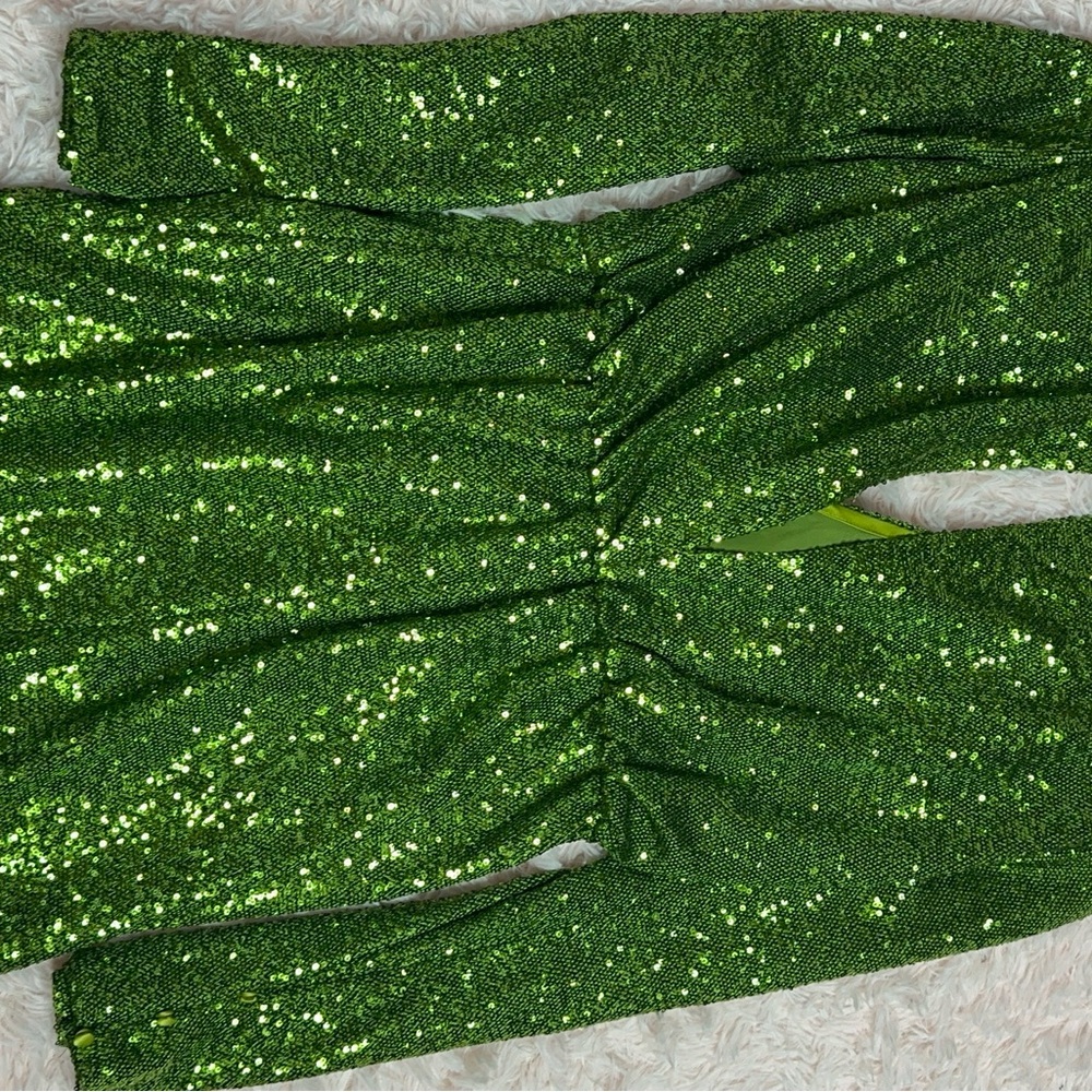 Green Sequin Jumpsuit